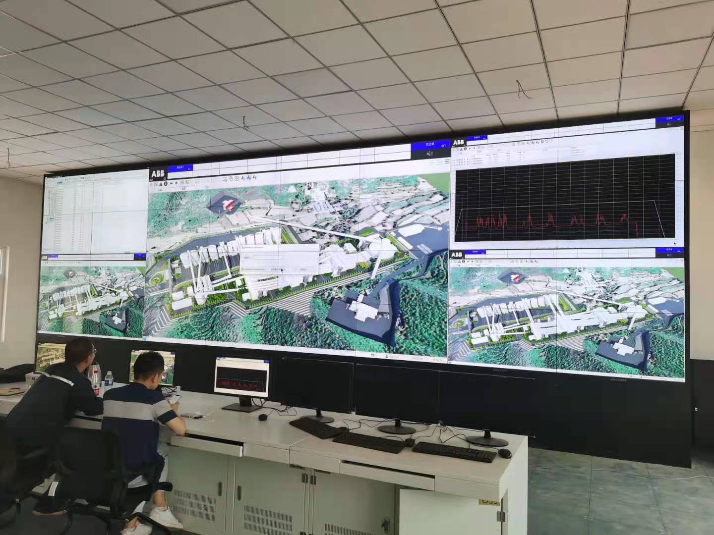 河北某矿业有限公司中控室LCD大屏采购项目